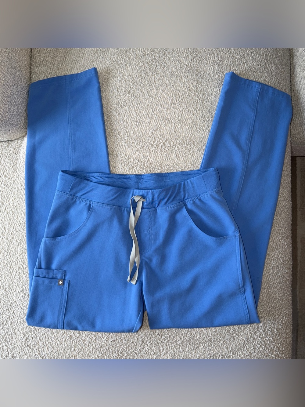 FIGS Kade Straight Leg Scrub Pants Ceil Blue - Medium Tall
